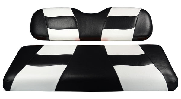 RIPTIDE Two-Tone Front Seat Covers. Will fit Club Car® Precedent® Golf Carts.