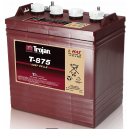 Trojan T875 Lead Acid 8 Volt Traction Battery